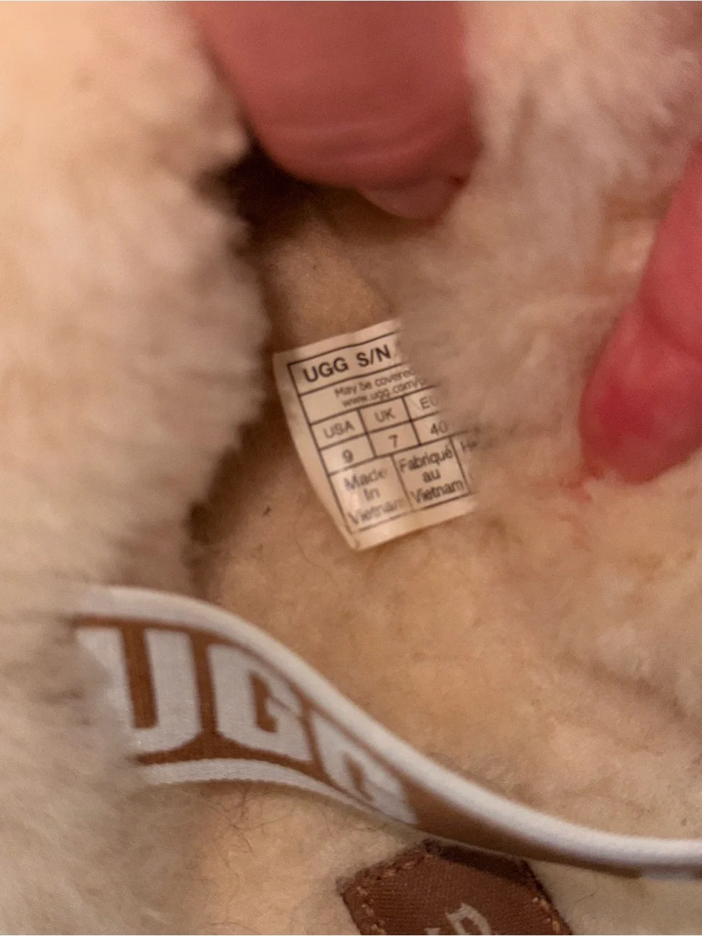 UGG platform mule